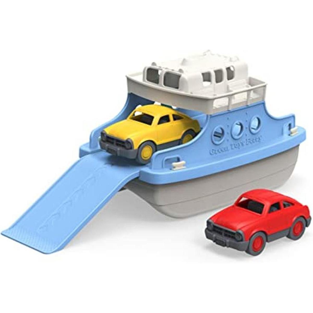 Green Toys Ferry Bote con Miniautos de juguete para
