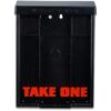 Caja de color negro para folletos con cerradura de broche_4