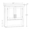 RiverRidge Somerset Gabinete de pared de dos puertas_3