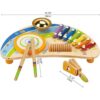 Hape Mighty Mini Banda de madera instrumento de percusión_4