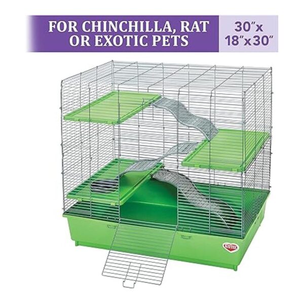 Hábitat multinivel para animales exóticos 30x18 pulgadas_2