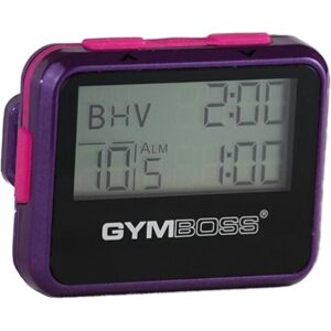 Gymboss cronómetro y temporizador color brillo metálico_1