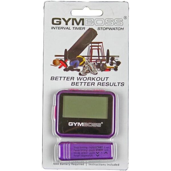 Gymboss cronómetro y temporizador color brillo metálico_5