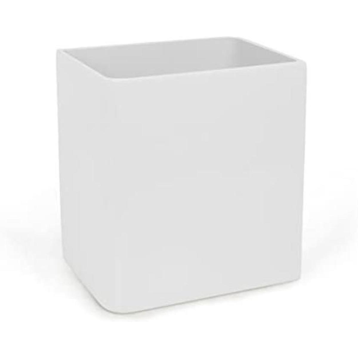 Kassatex Lacca Cesta de basura 2 unidades color blanco