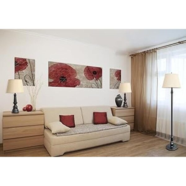 Elegant Designs LC1002RBZ Juego de tres 3 lámparas de_2