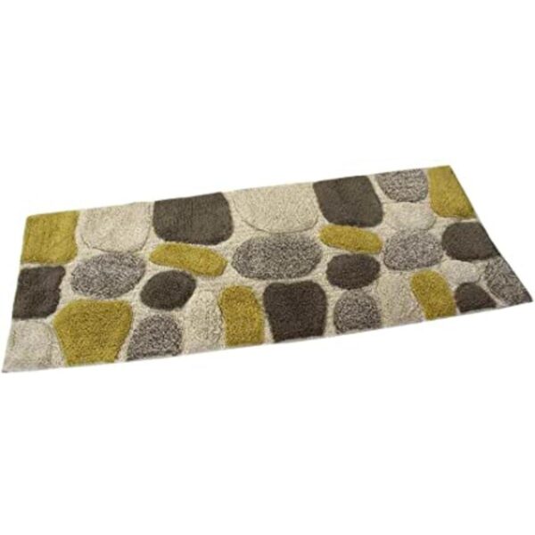 Tapete para baño con diseño de piedritas Algodón New_1