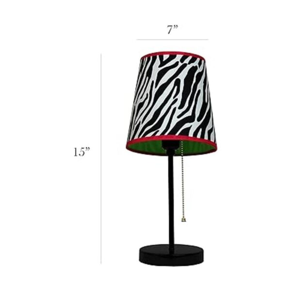 Limelights LT3000ZBA Fun Prints Lámpara de mesa negrocebra_4