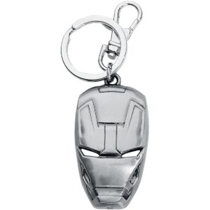 Marvel Iron Man Llavero de peltre con 3 cabezas_1