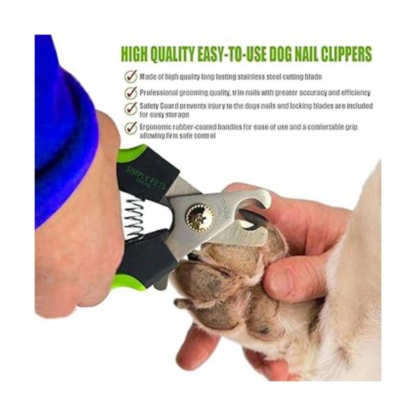 Cortaúñas para perros con protector de seguridad nitidez_4
