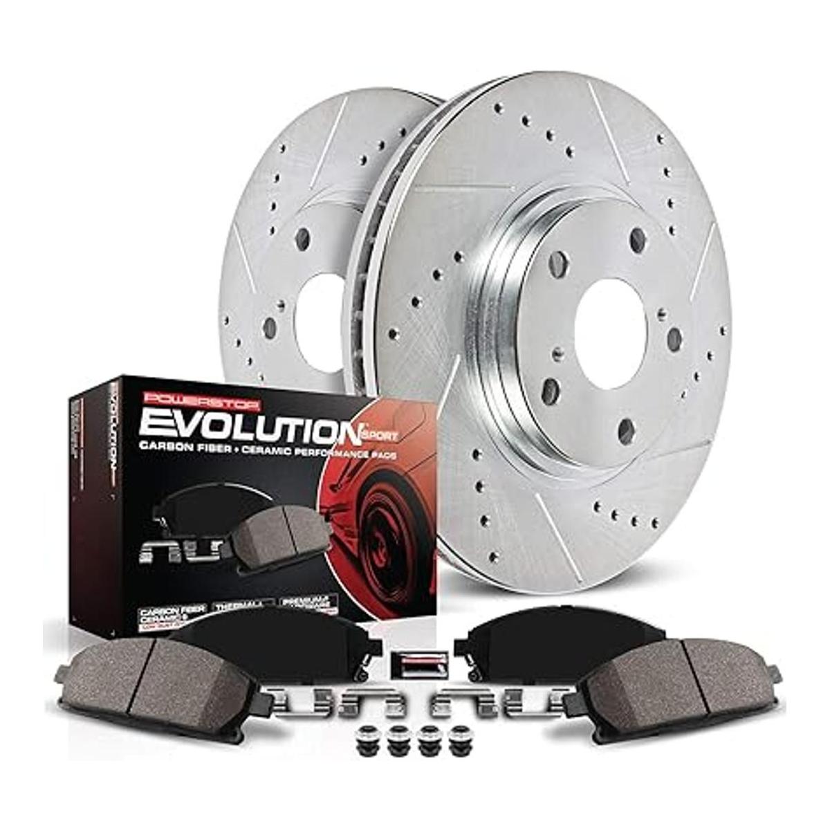 Power Stop K6263 Kit de freno trasero con 1 clic