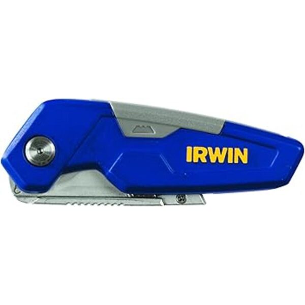 IRWIN Cuchillo utilitario plegable con almacenamiento de