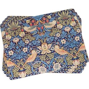 Morris Co Manteles individuales azules de la colección