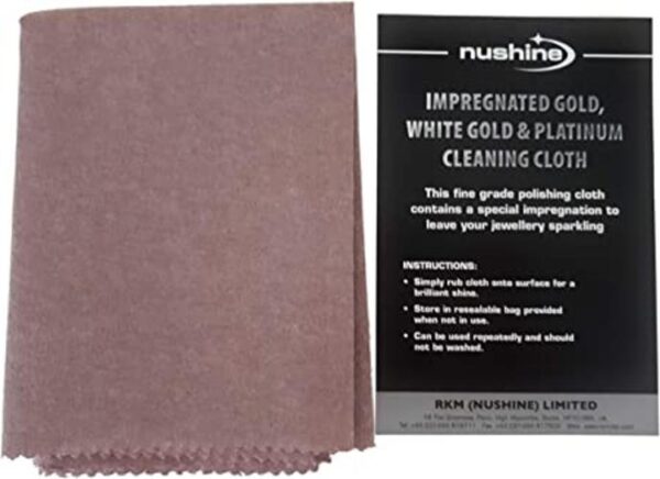 Nushine Oro Oro Blanco Platinum Gamuza de limpieza_1