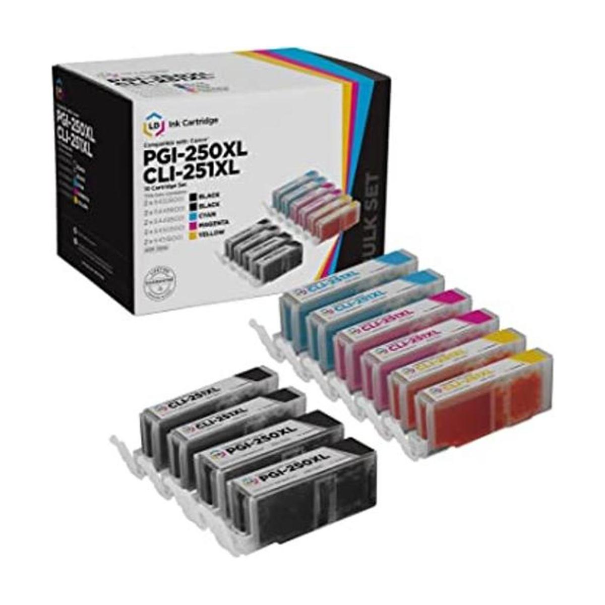 Cartuchos de tinta de LD compatible con Canon