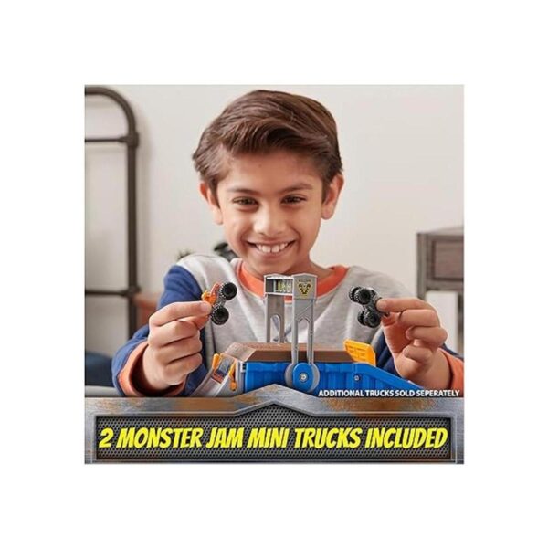 Monster Jam Mini Freestyle Flip Arena Playset y_2
