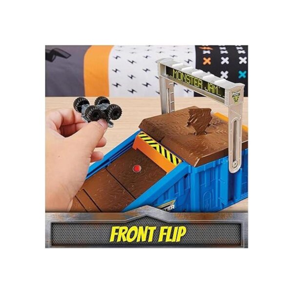 Monster Jam Mini Freestyle Flip Arena Playset y_4