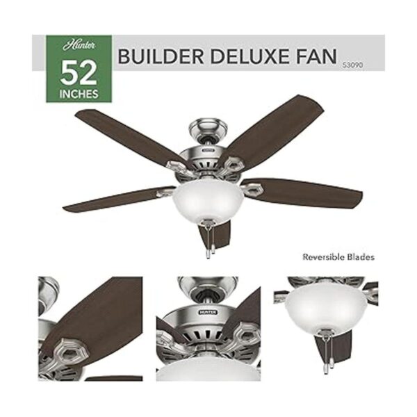 Hunter 53091 Ventilador de techo de 5 aspas con una sola_2