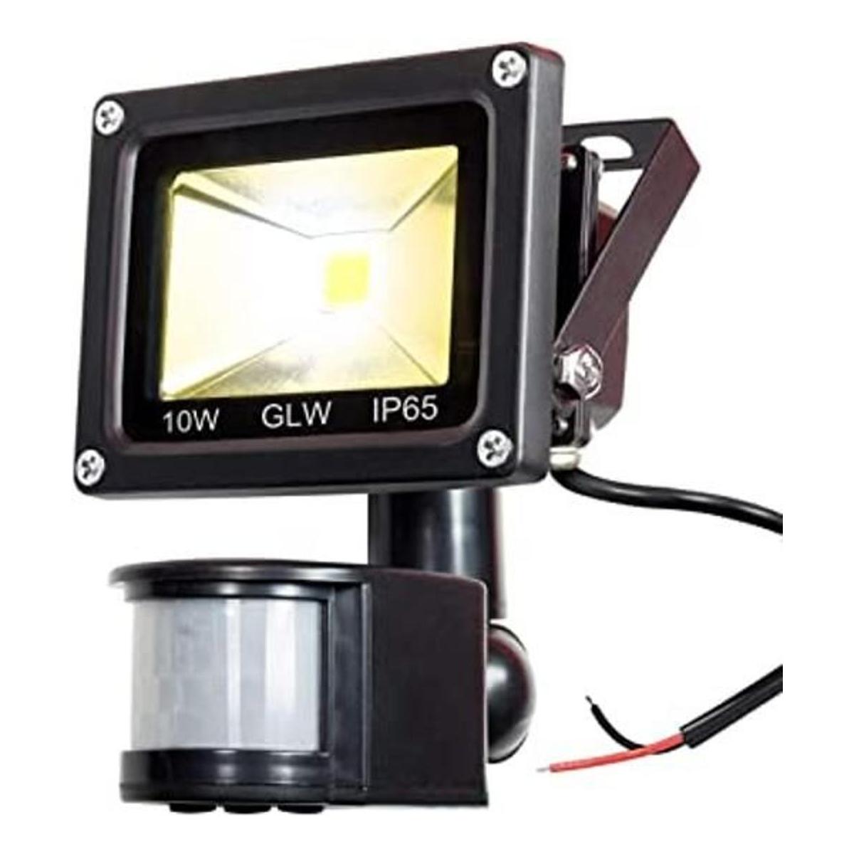 GLW Luz de inundación LED con sensor de movimiento de 12 V