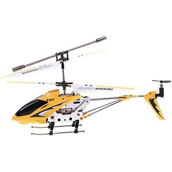 Helicóptero control remoto de 3 canales Syma S107G amarillo