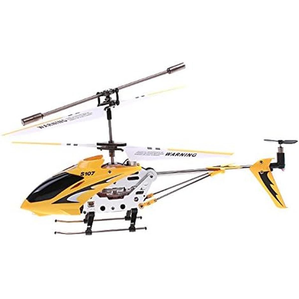 Helicóptero control remoto de 3 canales Syma S107G amarillo