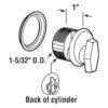PrimeLine J 4531 Gira de mortaja 1 pulgada zamac_2