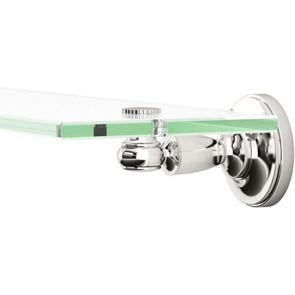 Gatco 4126 Estantería de cristal para taberna níquel_1