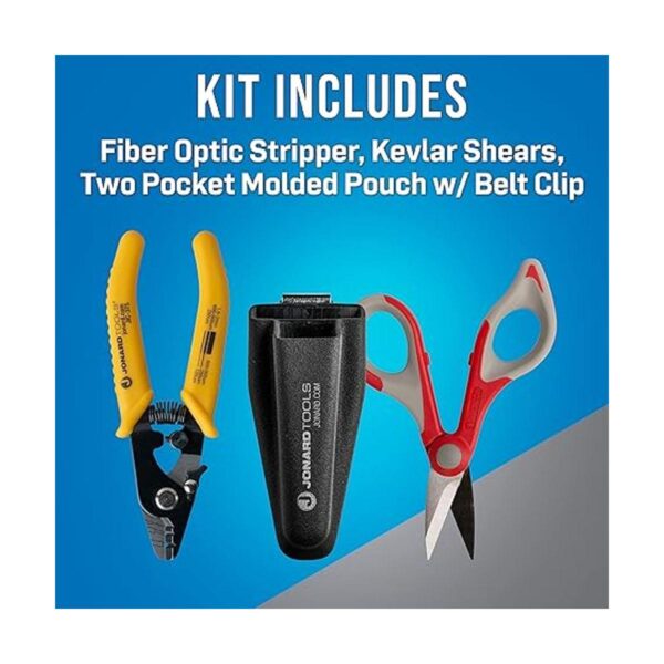 Jonard TK350 Kit de fibra óptica con cortador Kevlar_6