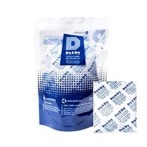 Dry Dry Paquete de 5 paquetes de desecante de gel de_1