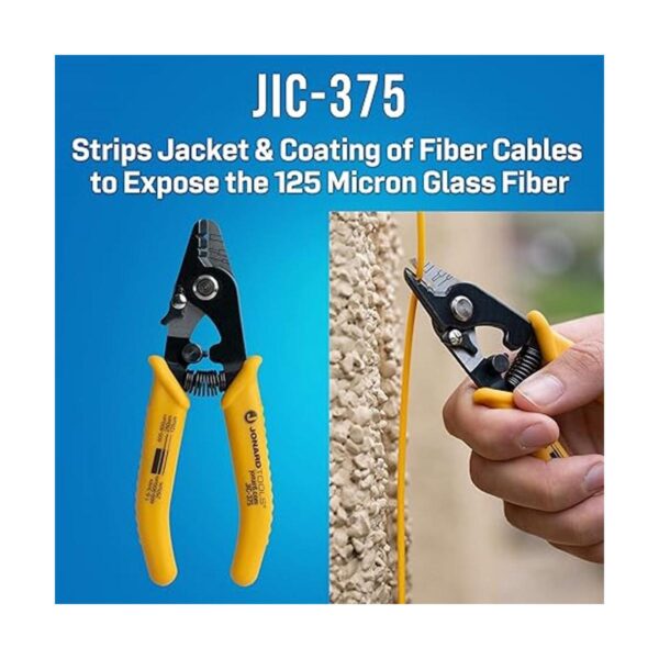 Jonard TK350 Kit de fibra óptica con cortador Kevlar_2