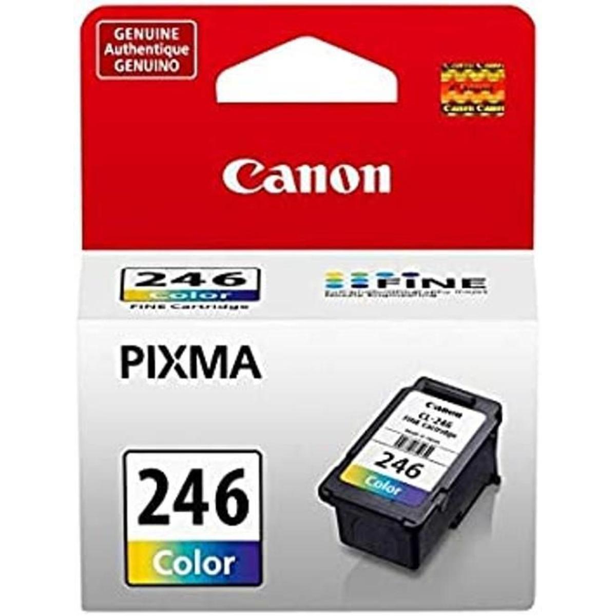 Canon cartucho de tinta color CL246. 3 colores