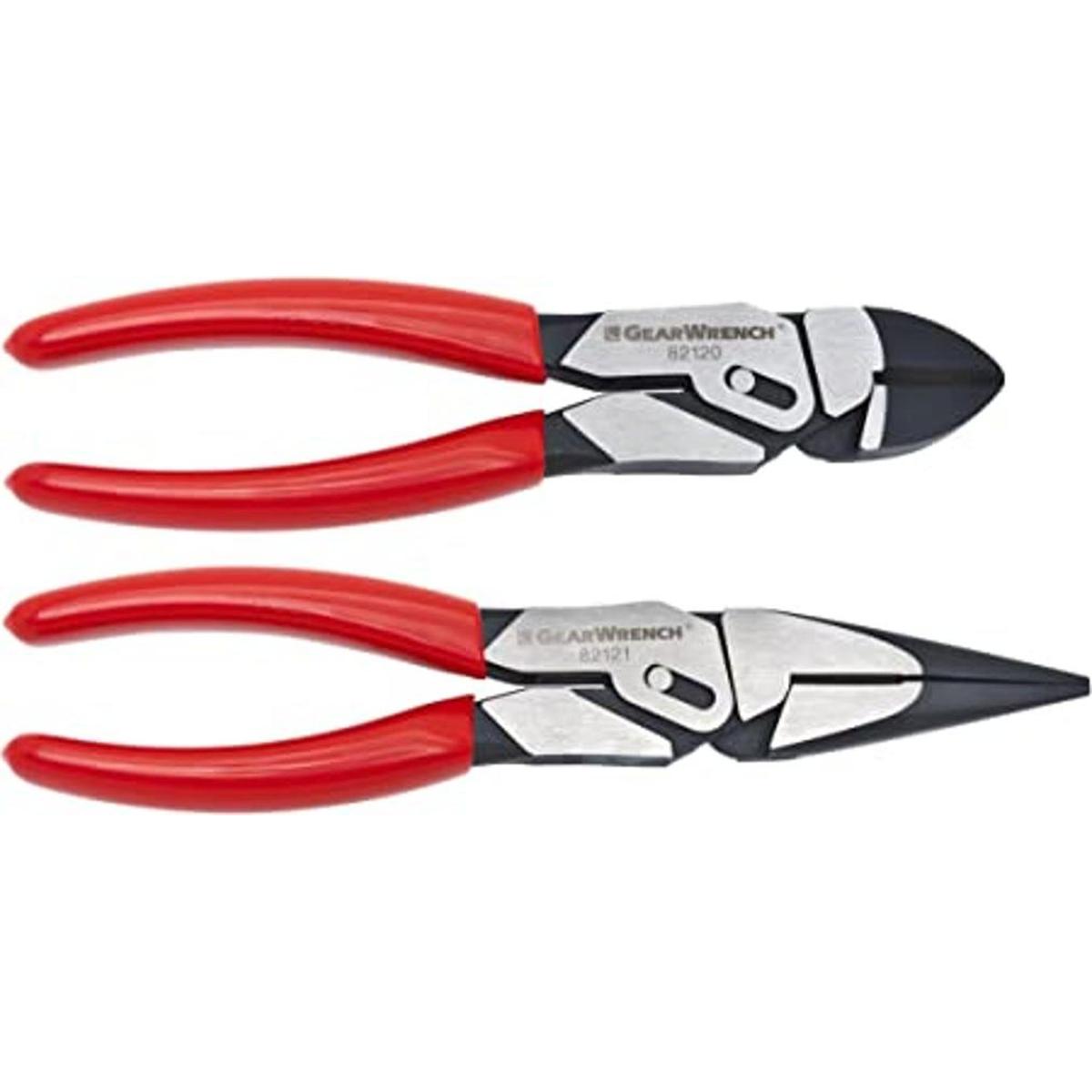 GEARWRENCH Juego de 2 alicates de acción compuesta