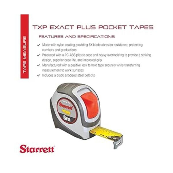 Starrett Exact Plus KTXP1065MN Cinta métrica retráctil de_2