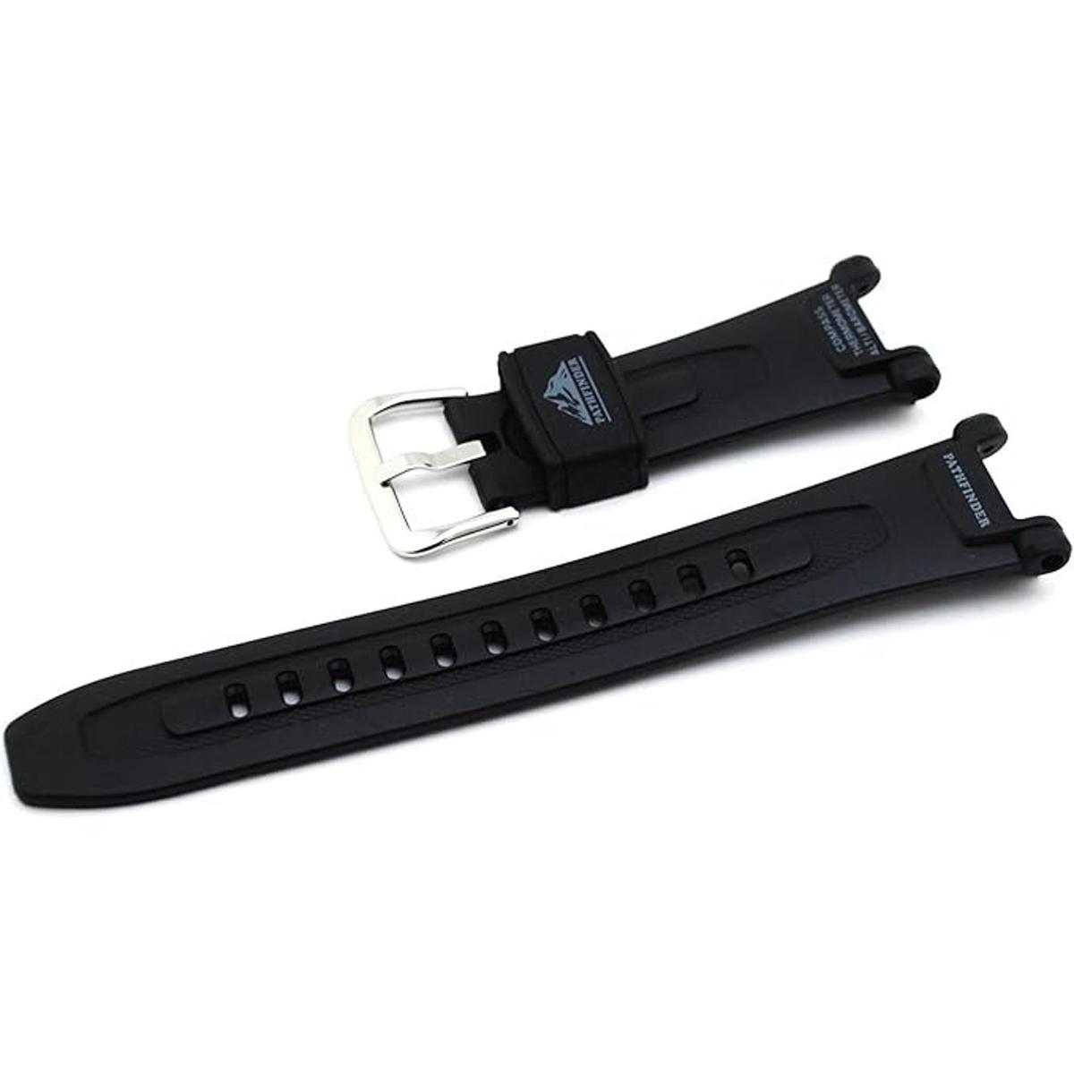negro resina Pathfinder serie banda de reloj 0.709 in
