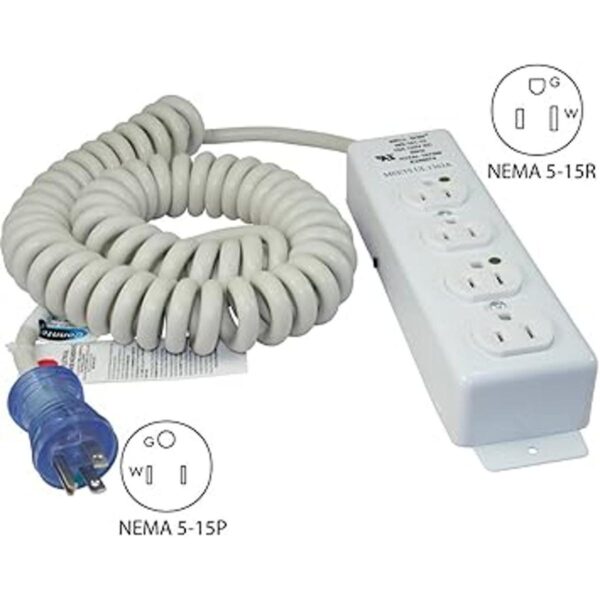 Conntek 55220CC hasta 12 pies 143 cable en espiral de_5