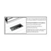 Placa embellecedora cromada Decor Grates con ornamento_3