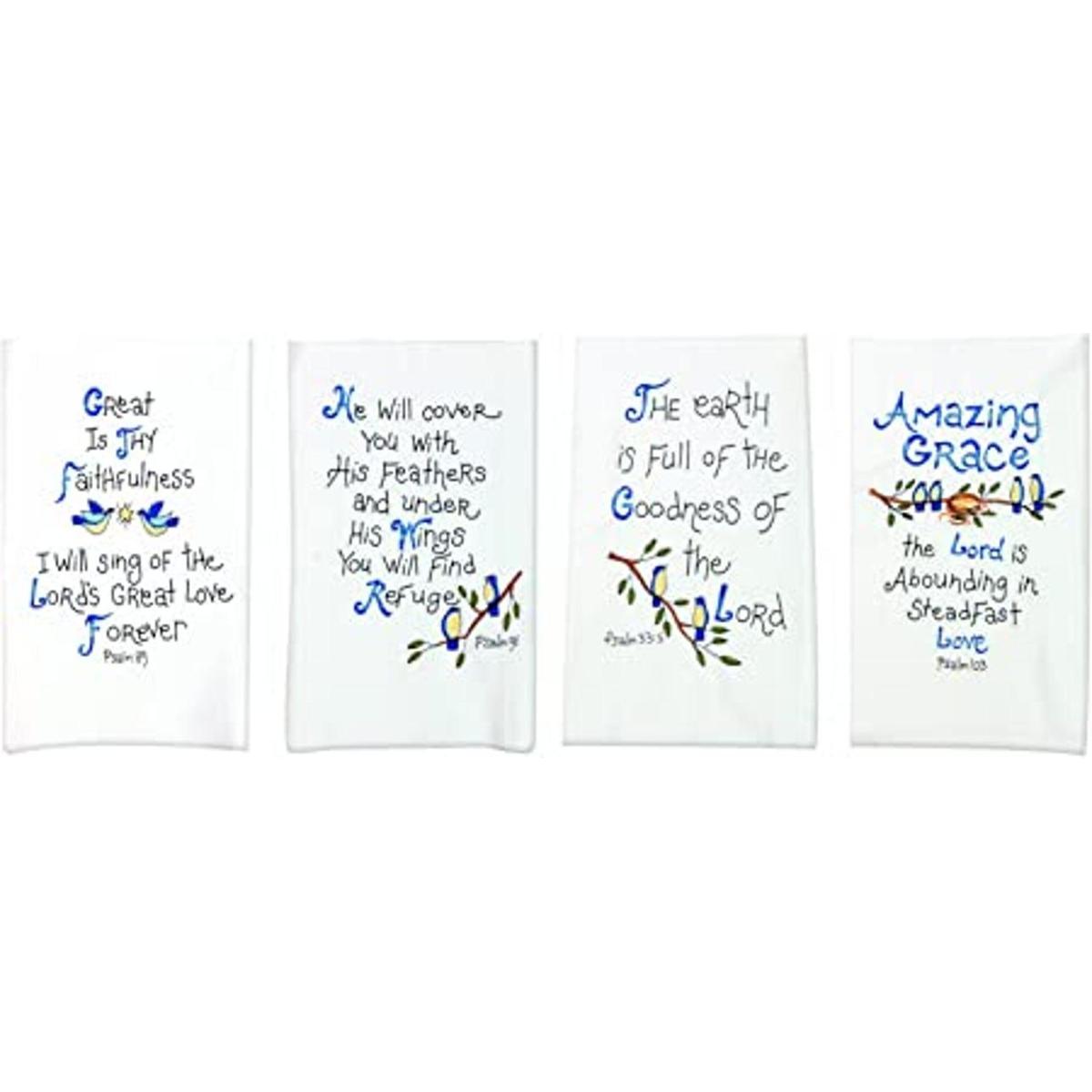 Juego de 4 toallas decorativas manuales para invitados