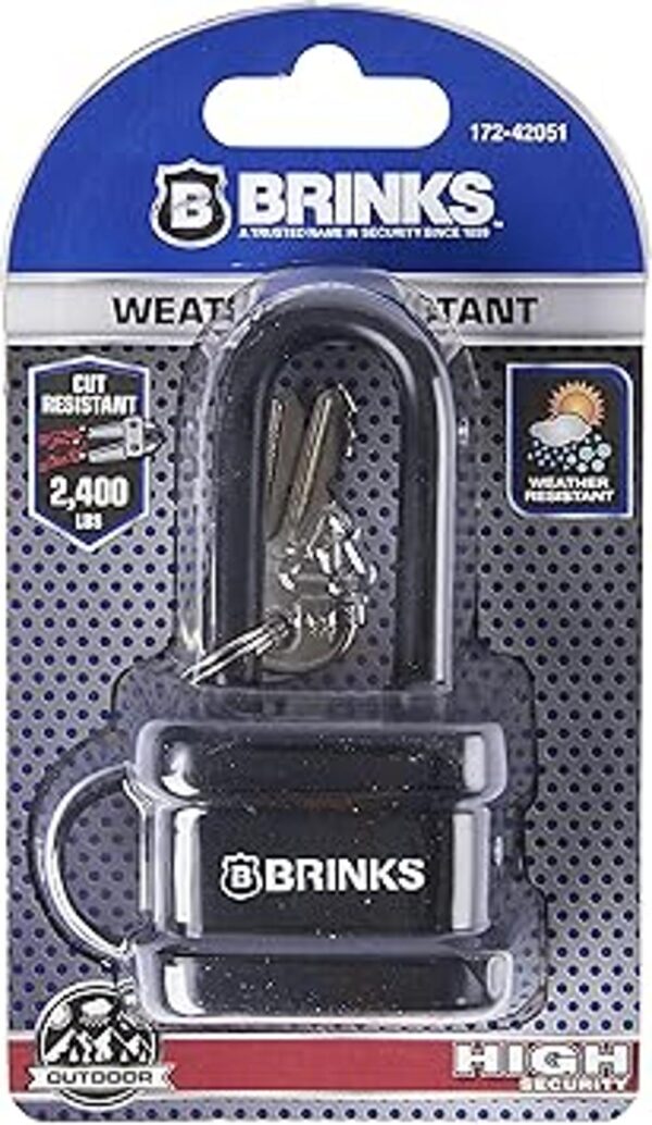 BRINKS Candado de acero laminado de 1.575 in resistente a_2