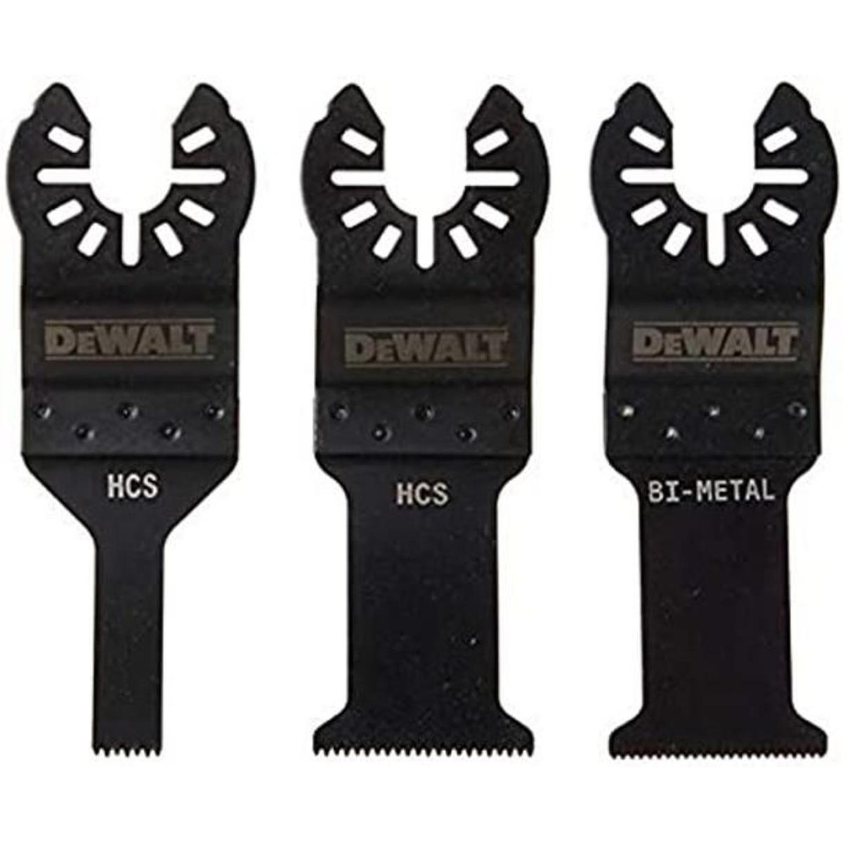 DEWALT DWA4215 juego de 3 unidades de hojas oscilantes