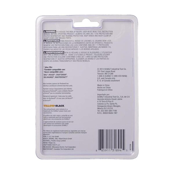 DEWALT DWA4214 Hoja oscilante multimateriales_3
