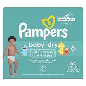Pañales tamaño 6 64 unidades Pampers Baby Dry_1