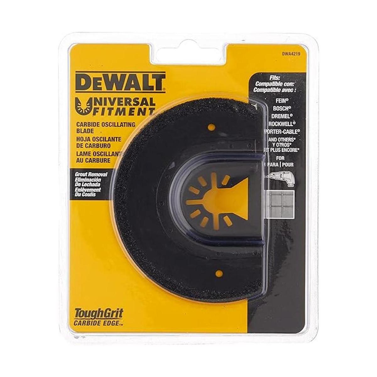 DEWALT Hoja de herramienta oscilante para eliminación de