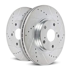 Power Stop jbr1367 X PR Rear Evolution drilled Slotted_1