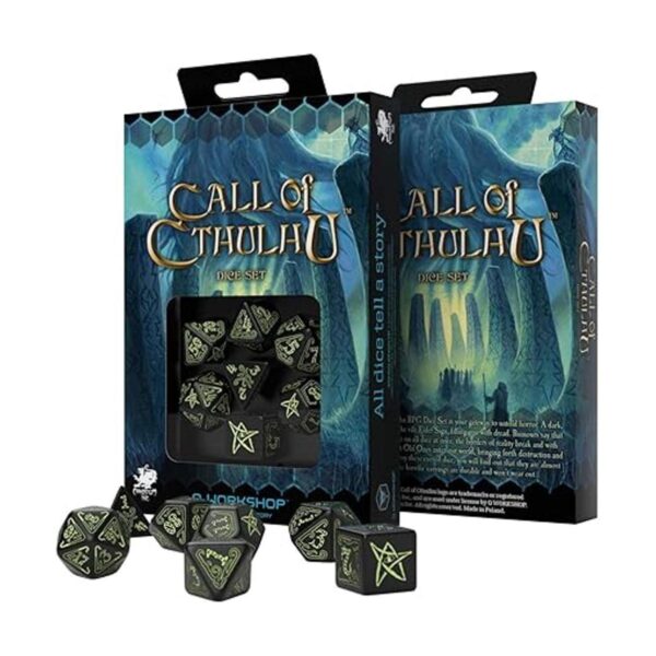 QWorkshop Call of Cthulhu Juego de dados ornamentados_2