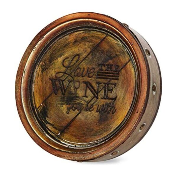 Pavilion Gift Company 22075 Love barril de vino placa_1