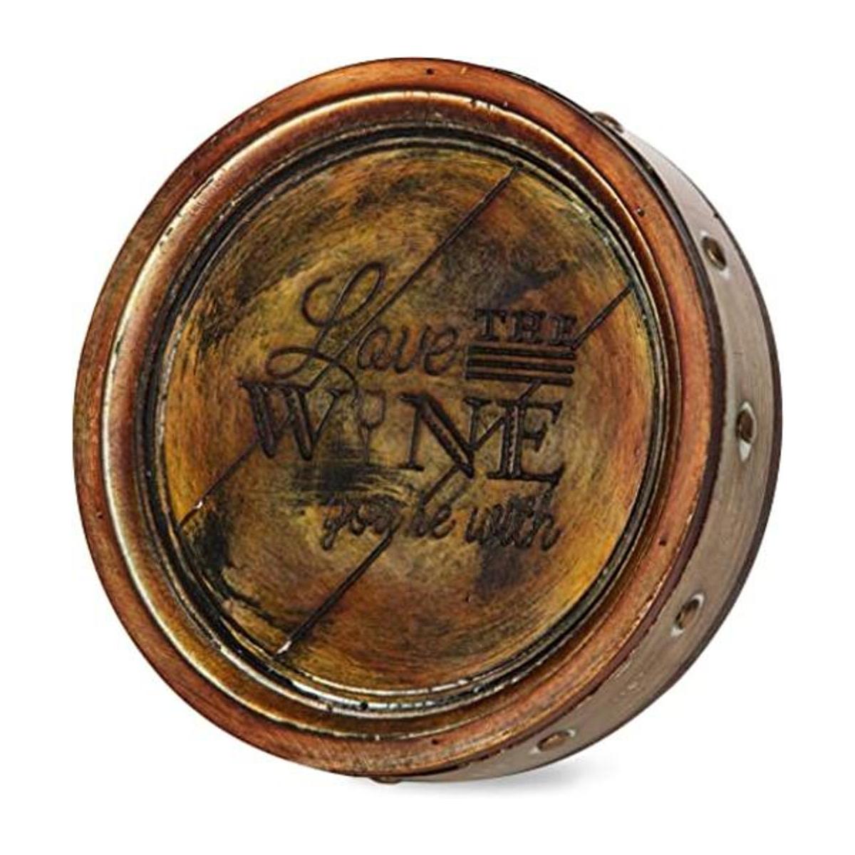 Pavilion Gift Company 22075 Love barril de vino placa