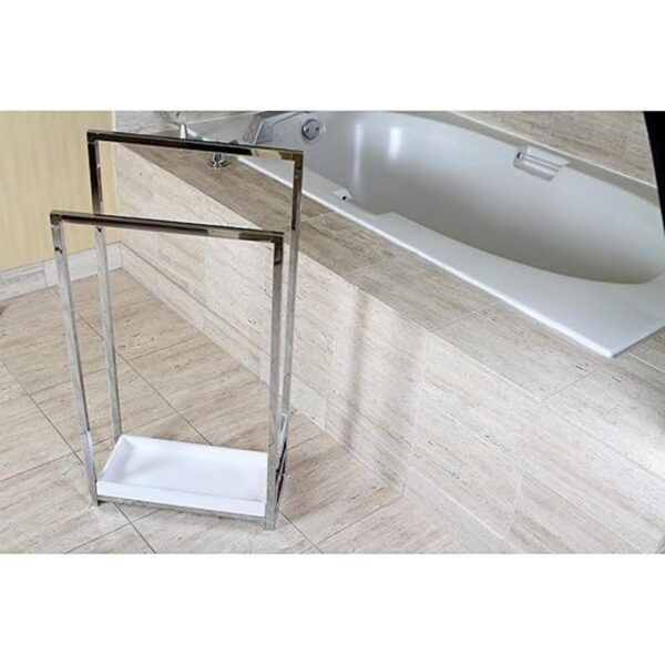 Kingston Brass SCC8261 Pedestal Toallero de acero de 2_2