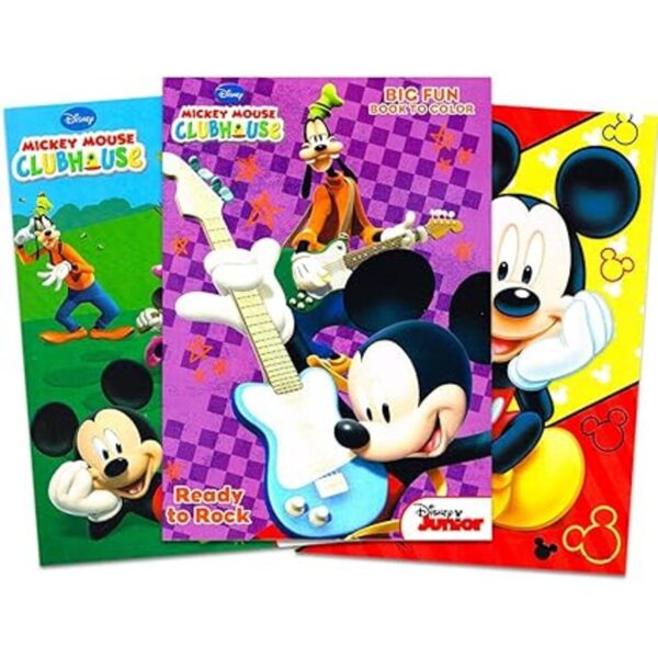 Mickey Mouse Juego de libros para colorear 3 libros 96_6