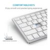 Omoton. Teclado Bluetooth ultra delgado compatible con_4