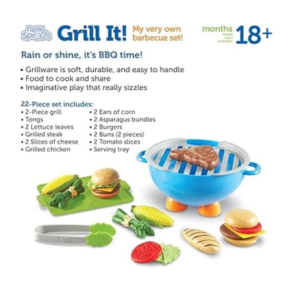 Juguete de barbacoa New Sprouts Grill It de Learning_6