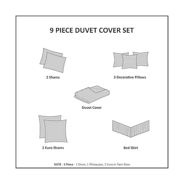 Madison Park Dawn Juego de funda de duvet 9 piezas 100_5
